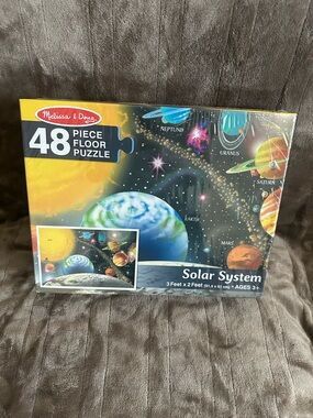 Brand New/Factory Sealed - Melissa & Doug Solar System Floor Puzzle